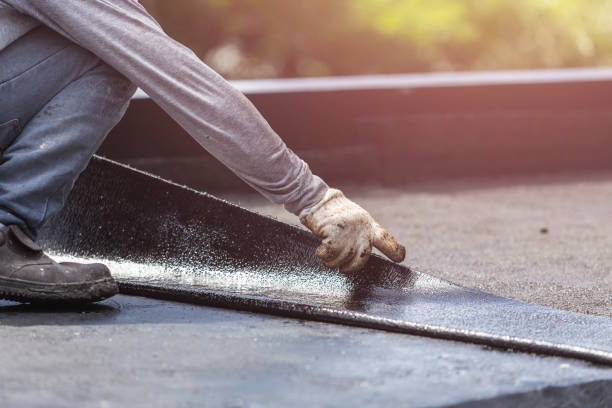 Professional Exterior Waterproofing technician working in New Germany, MN
